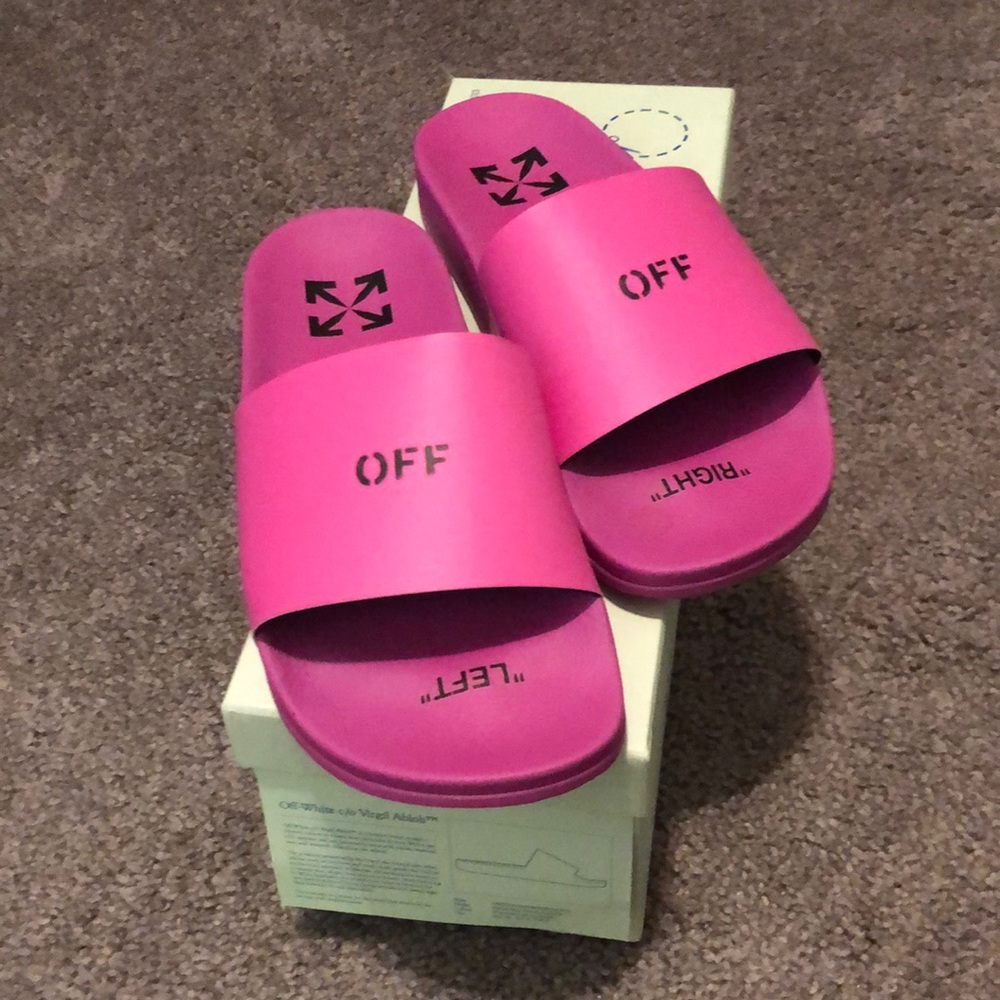 Off white slides